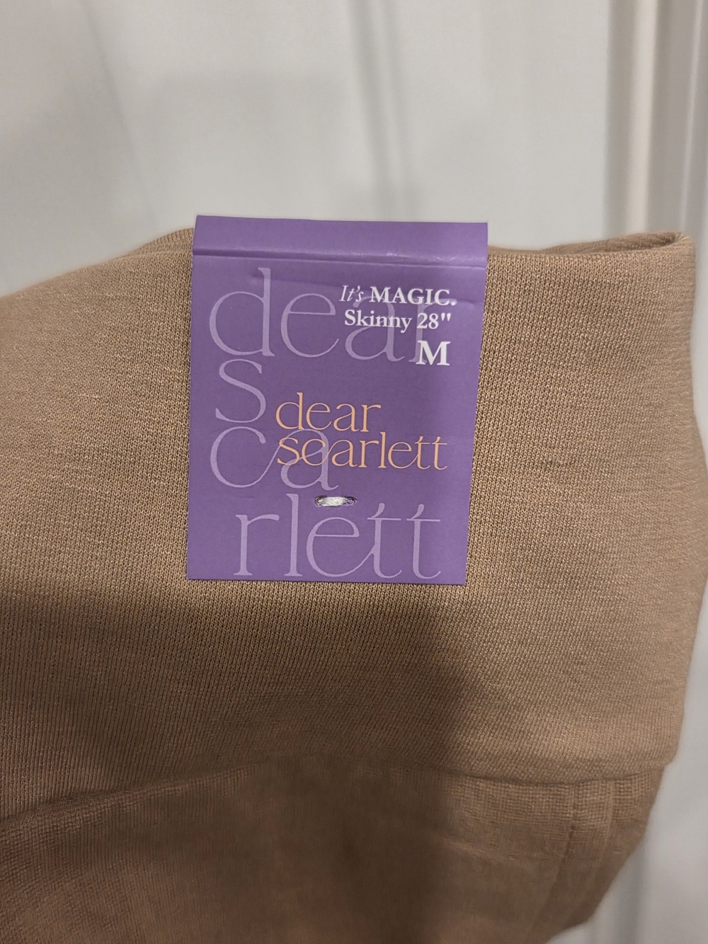Dear Scarlett Women's Stretch Pull On Khaki Pants - Picture 6 of 7